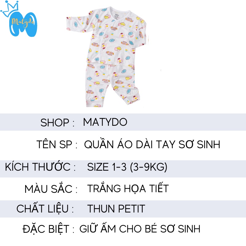 Quần áo sơ sinh bé trai bé gái màu trắng mùa hè giá rẻ đồ sơ sinh cho bé HG trắng SS25