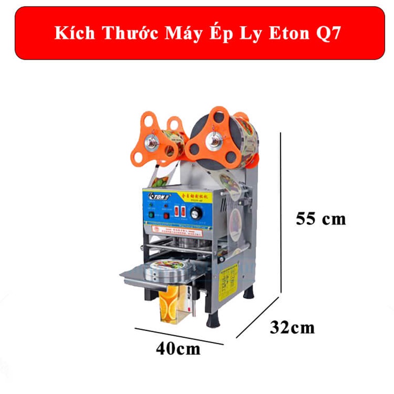 Máy Ép Miệng Ly Tự Động ABG ETON Chuyên Dụng Dành Cho Nhà Hàng, Quán Ăn