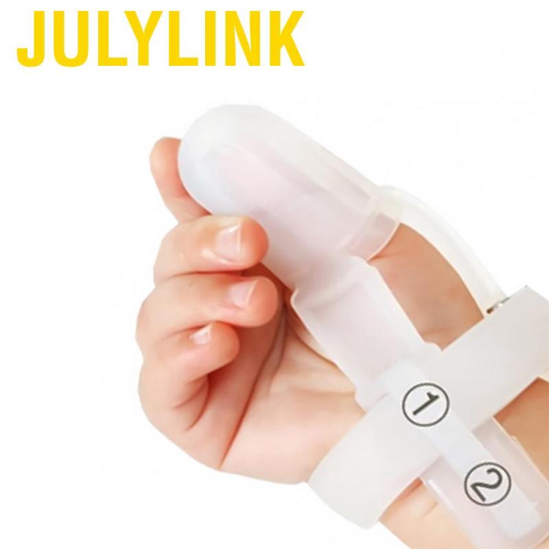 Dụng cụ silicon bảo vệ ngón tay cái chống cắn an toàn tiện dụng cho trẻ em kèm phụ kiện