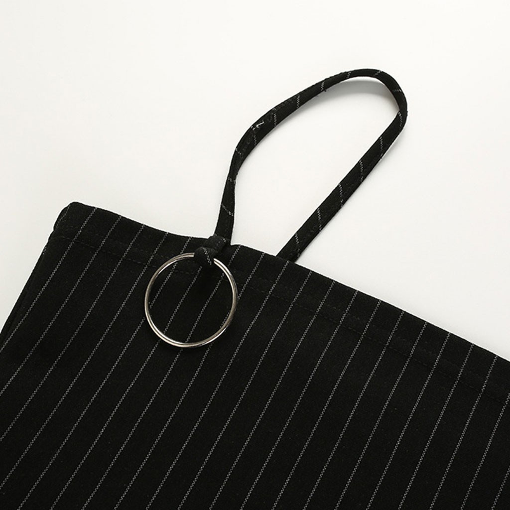 Áo Croptop Sát Nách Hoạ Tiết Kẻ Sọc Cho Phái Nữ