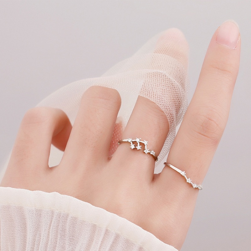 Nhẫn Bạc 925 Hình 12 Cung Hoàng Đạo 12 Cung Hoàng Đạo Dành Cho Nam Nữ