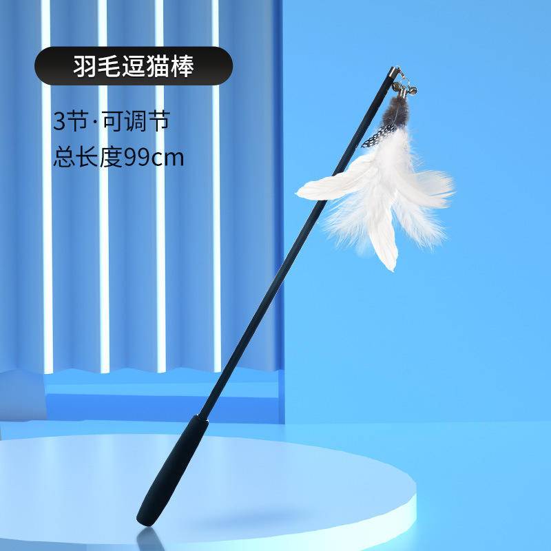 Đồ Chơi Lông Vũ Cực Dài Chống Cắn Phong Cách Mới Cho Mèo Cưng