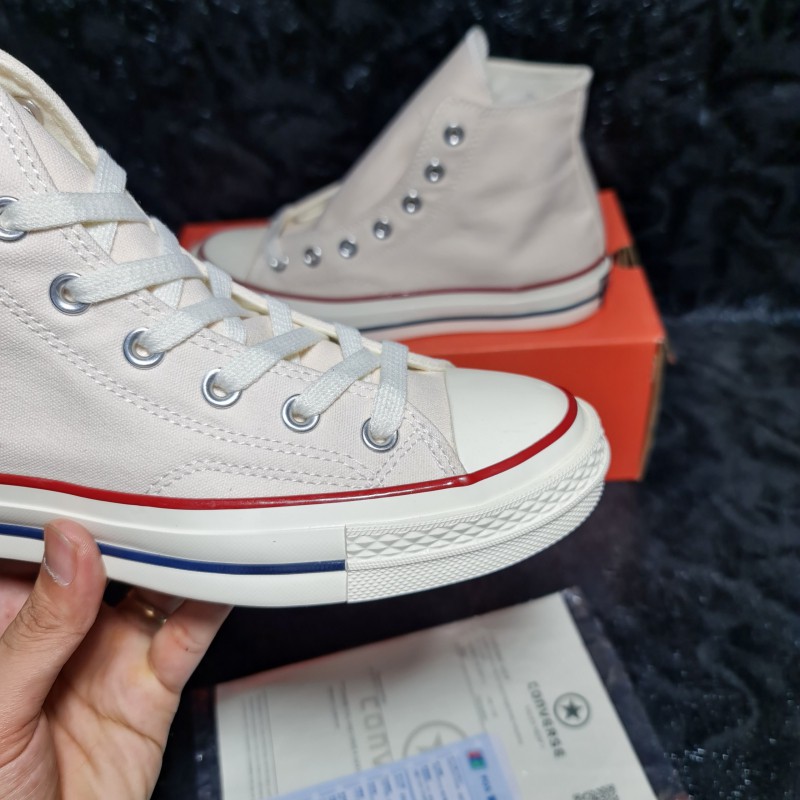 [Ảnh Thật + Video] Giày Thể Thao CV 1970s Trắng Sữa Cổ Cao Full Hộp Phụ Kiện | BigBuy360 - bigbuy360.vn