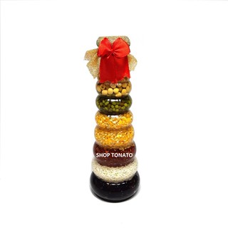 Chai ngũ cốc chai xoắn,hồ lô bl cao 21cm