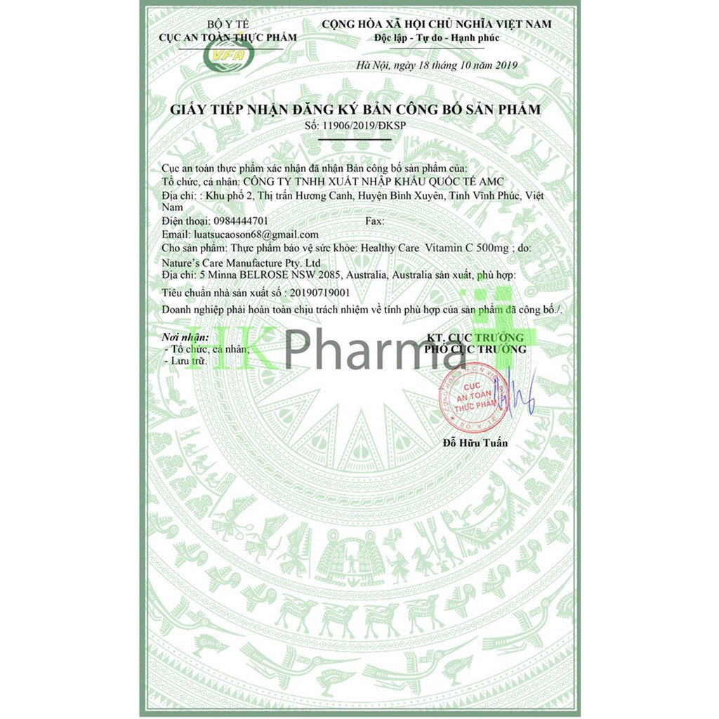 (Mẫu mới) - Viên nhai Vitamin C Healthy Care 500mg 500 viên - Úc | BigBuy360 - bigbuy360.vn