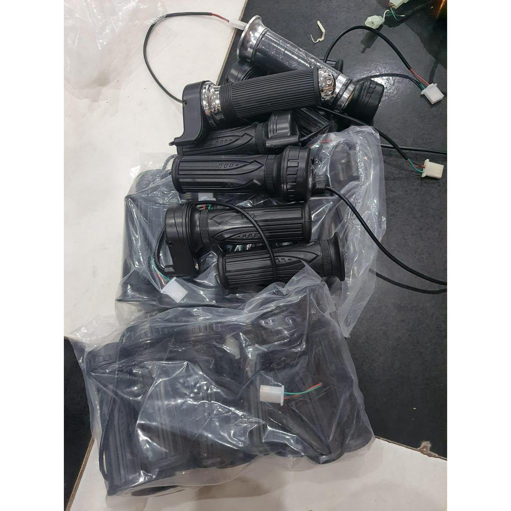 Tay ga xe đạp điện cao su không nút