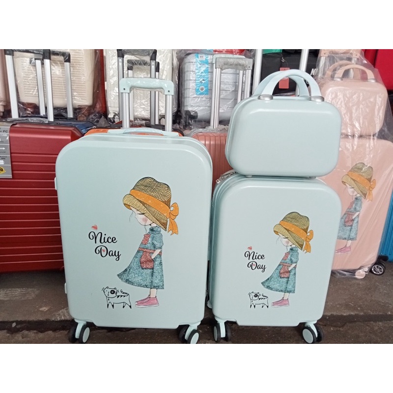 Vali kèm cốp siu xinh bền dễ thương siêu bền ko bong tróc