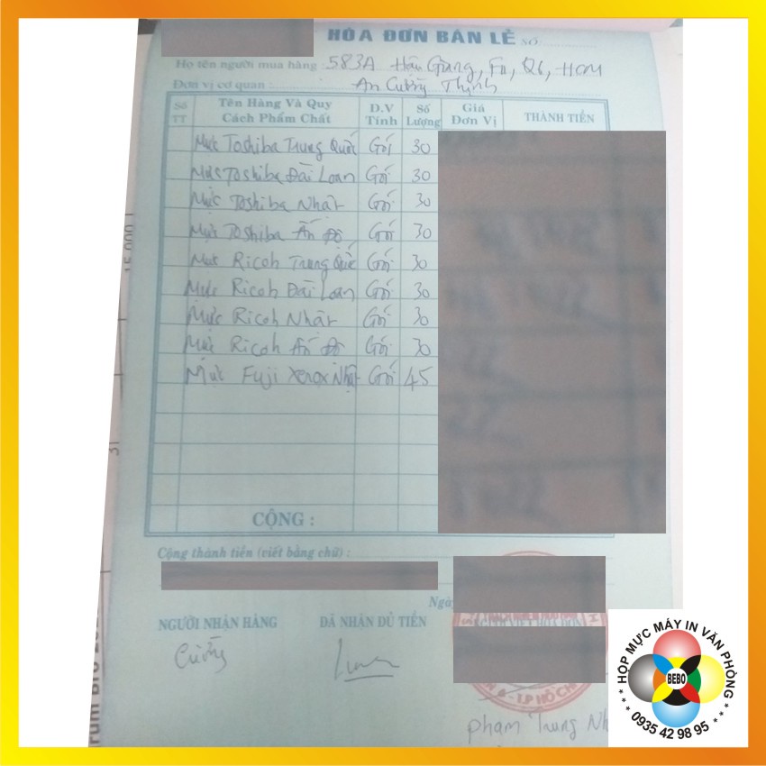 Mực máy photocopy Fuji Xerox DocuCentre 6080, 7080, 4070, 5070, GÓI 01KG.