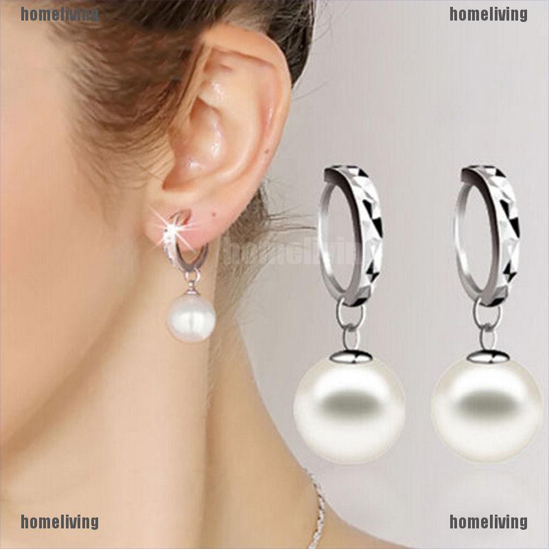 [homeliving] Bông Tai Nụ Mạ Bạc Nước Ngọt Tươi Mát