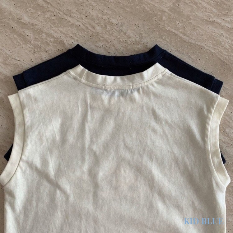 Áo Thun Không Tay Bằng Cotton Nguyên Chất In Hình Trẻ Em Phong Cách Mới Mùa Hè
