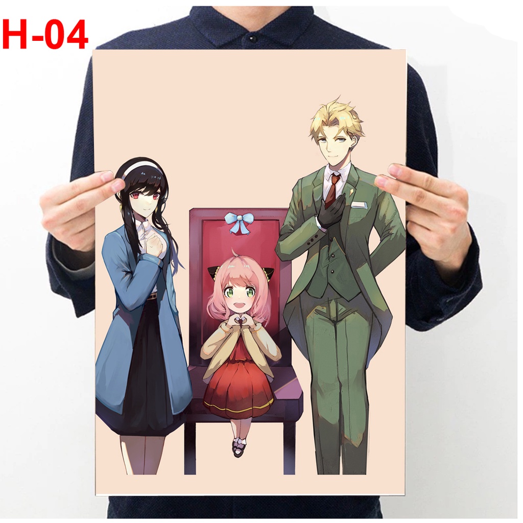 Tranh dán tường anime Spy X Family , Áp Phích anime Spy X Family, Poster anime Spy X Family