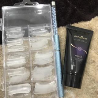 Gel gôm, móng úp, chổi đắp gel
