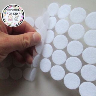 100 cặp nhám gai/băng dính/ khoá nhám 2cm