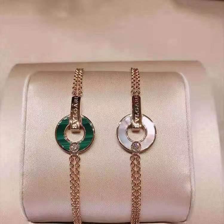 Bvlgari (Giá Trị Cao) Vòng Tay Hai Lớp Bằng Đồng Xu Senior Không Phai Màu Cho Nữ