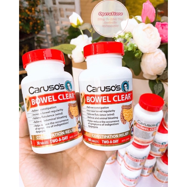Thải Độc Ruột Carusos Natural Health Quick Cleanse Bowel Clear 30 viên