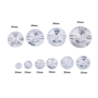Bộ 10 Nút Áo Đính Đá 10MM - 35MM