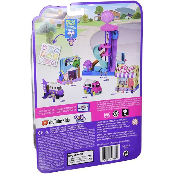 Đồ Chơi POLLY POCKET Khách Sạn Vui Vẻ Ở Pollyville GKL58/GGC29