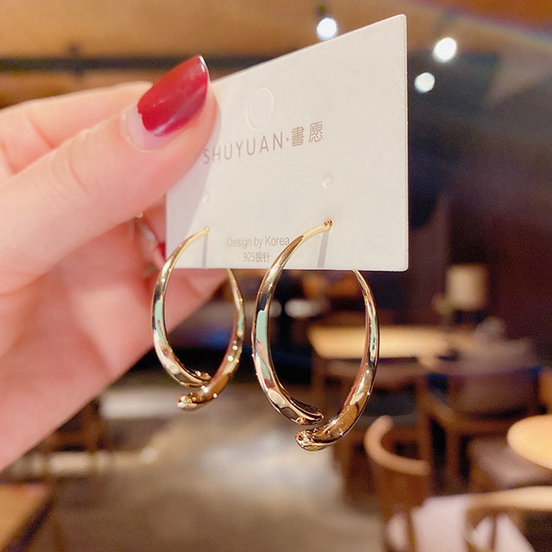 Long New Simple Geometric Ring Fashion Earrings Women's Jewelry