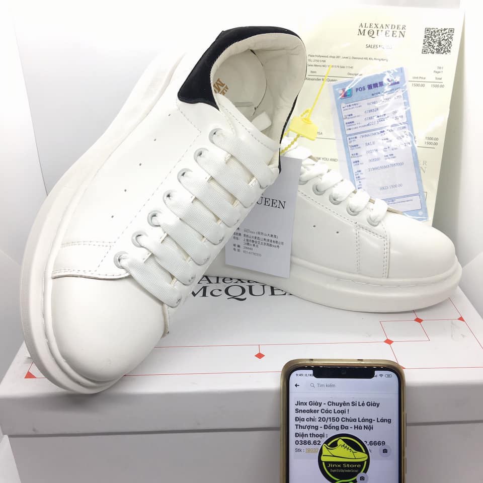 [ FREE SHIP ] giày thể thao, giày sneaker MCQ gót đen cao cấp đủ size nam nữ Jinx Store | BigBuy360 - bigbuy360.vn