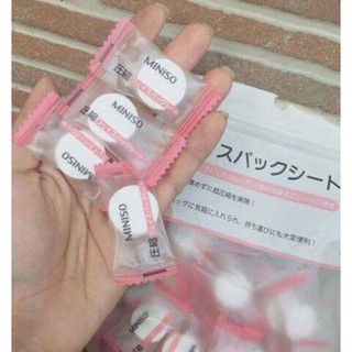 Mặt nạ giấy nén Miniso 100v