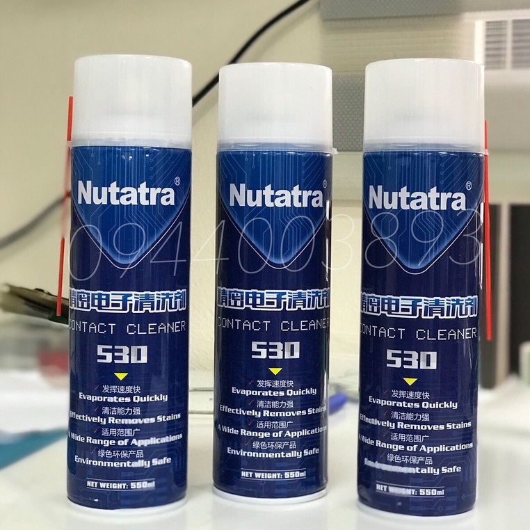 Nước tẩy rửa màn hình, keo kính 530 Nutatra | Chính hãng