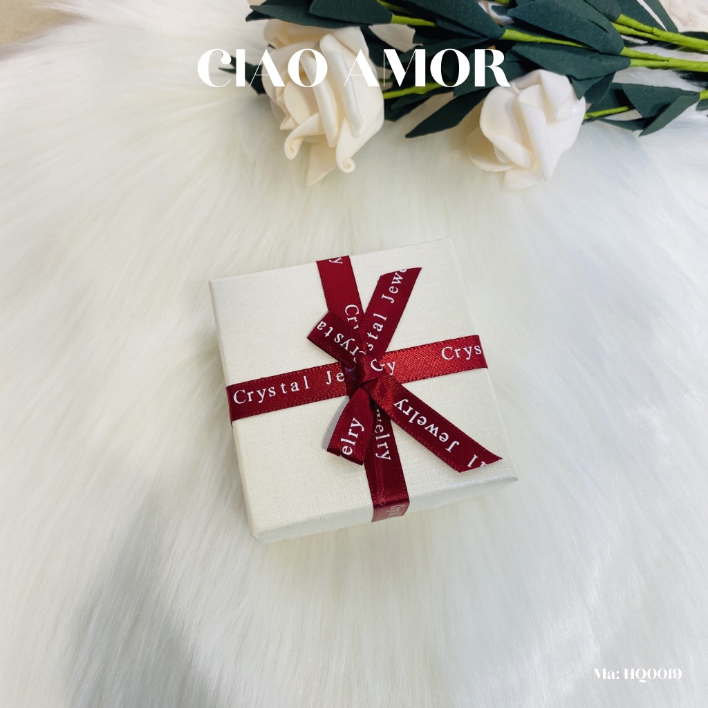 Hộp quà đựng trang sức mini quà tặng sang trọng - Trang sức phụ kiện Ciao Amor - HQ0019