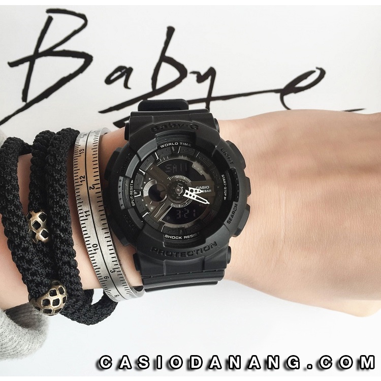 Đồng hồ nữ dây nhựa Casio Baby-G chính hãng Anh Khuê BA-110BC-1ADR