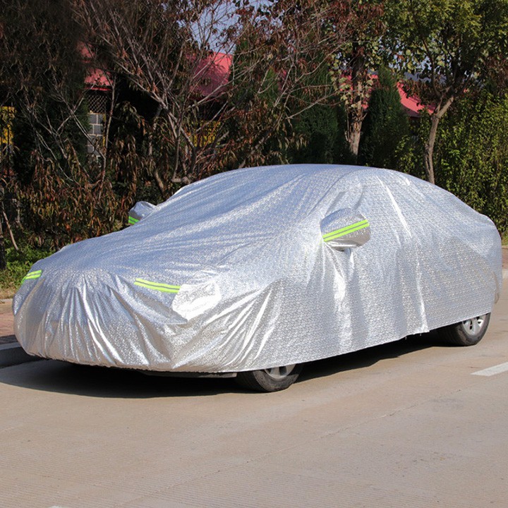 Bạt phủ xe hơi 3 lớp cao cấp, Bạt phủ xe ô tô chống nắng mưa bụi bẩn, có đủ cho mọi loại xe OXM3