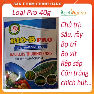 BioB pro chế phẩm phòng trị sâu hại 40gam