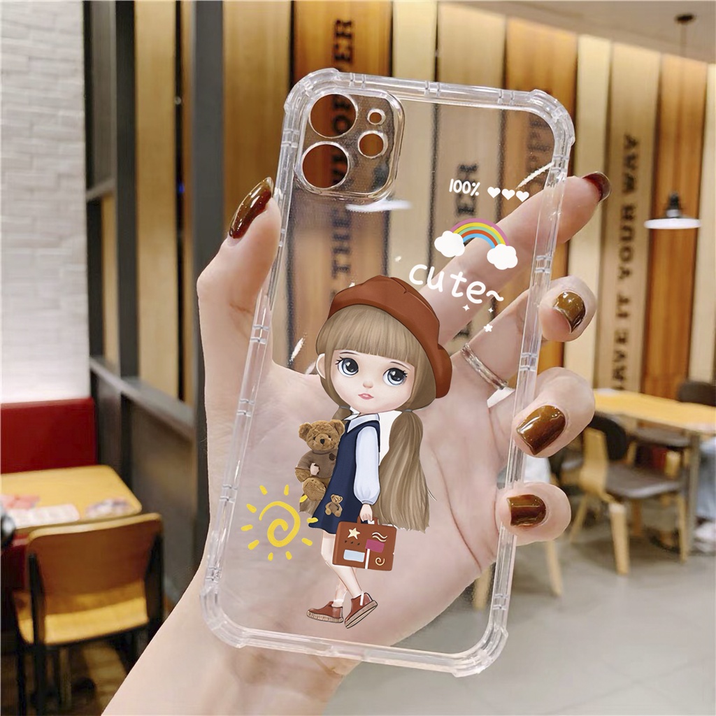 Ốp lưng iphone hot girl cute 1 chống sốc trong suốt case 14plus 14 pro max 13 12 promax 11 mini 6 6s 7 8 plus x xr xs Se