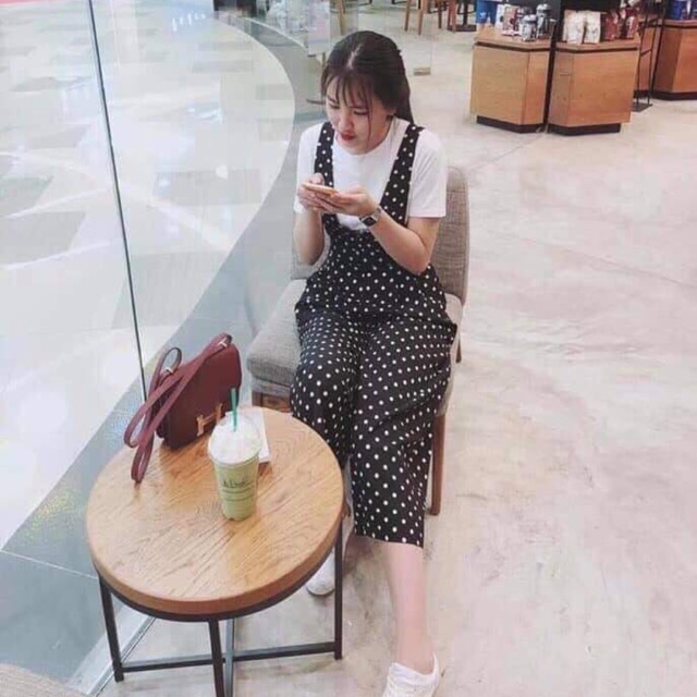 Set yếm bi kèm áo thun