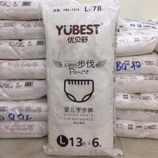 Tã bỉm dán quần nội địa trung yubest natural S132/M108/L96/qL96/xl84/Xxl72/angel,gold danS90/M84/L78/