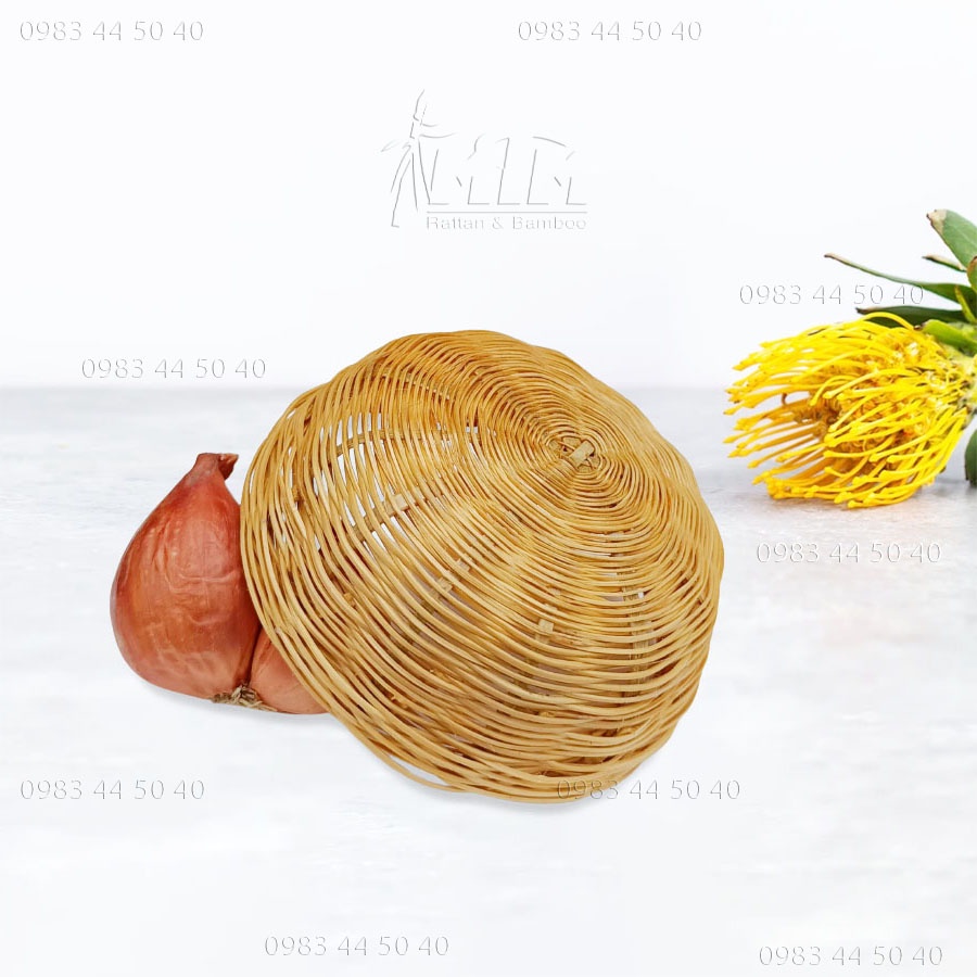 Mây tre mini l Lồng bàn nhí (8cm) - decor/trang trí, phụ kiện chụp hình.