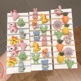 Set 10 dây buộc tóc dễ thương cho bé gái