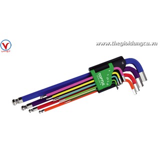 Bộ lục giác đầu bi TOPTUL GAAL0918 - 9 món