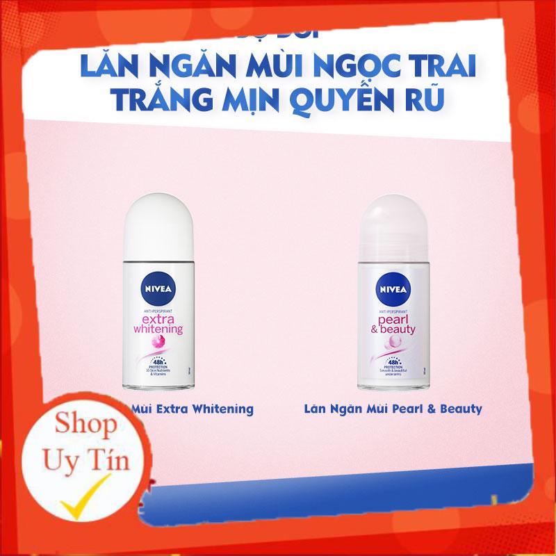 [Chợ Gia Kiệm] Lăn ngăn mùi Nivea ngọc trai đẹp quyến rũ (50ml) - 83735