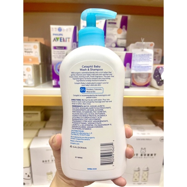 [Hàng Mới] Sữa Tắm Gội Toàn Thân Centaphil Baby 400ml