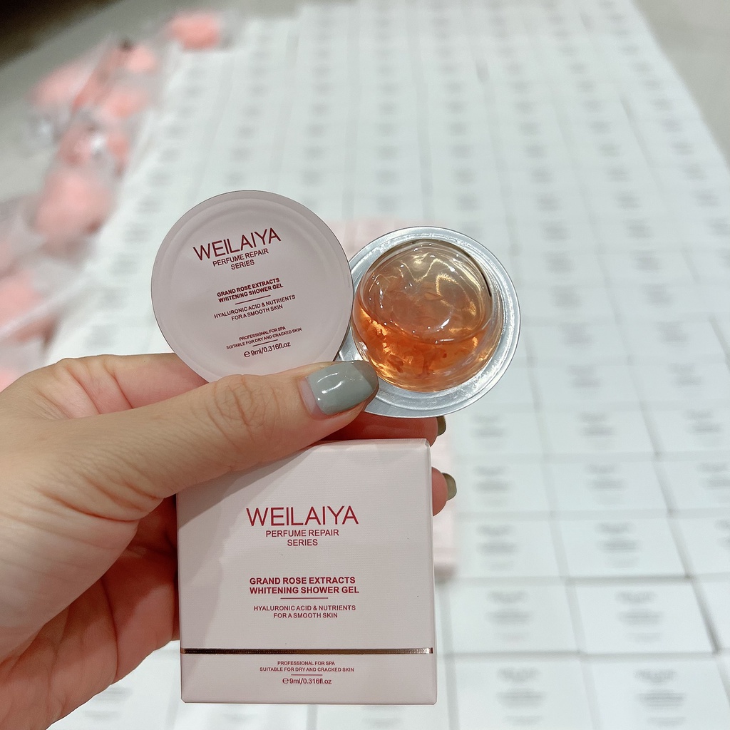 Chính Hãng - Mini Sữa Tắm Tuỷ Mật Hoa Hồng Lưu Hương Lâu Trắng Da Toàn Thân Damask Weilaiya