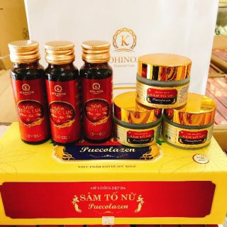 Combo Sâm tăng lực và Sâm tố nữ