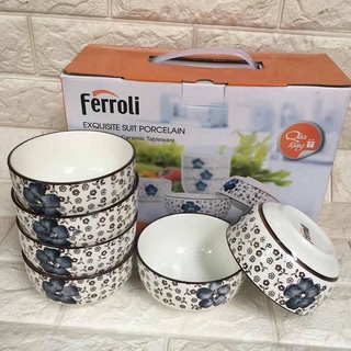 [HCM] BỘ 10 CHÉN SỨ HOA VĂN CAO CẤP