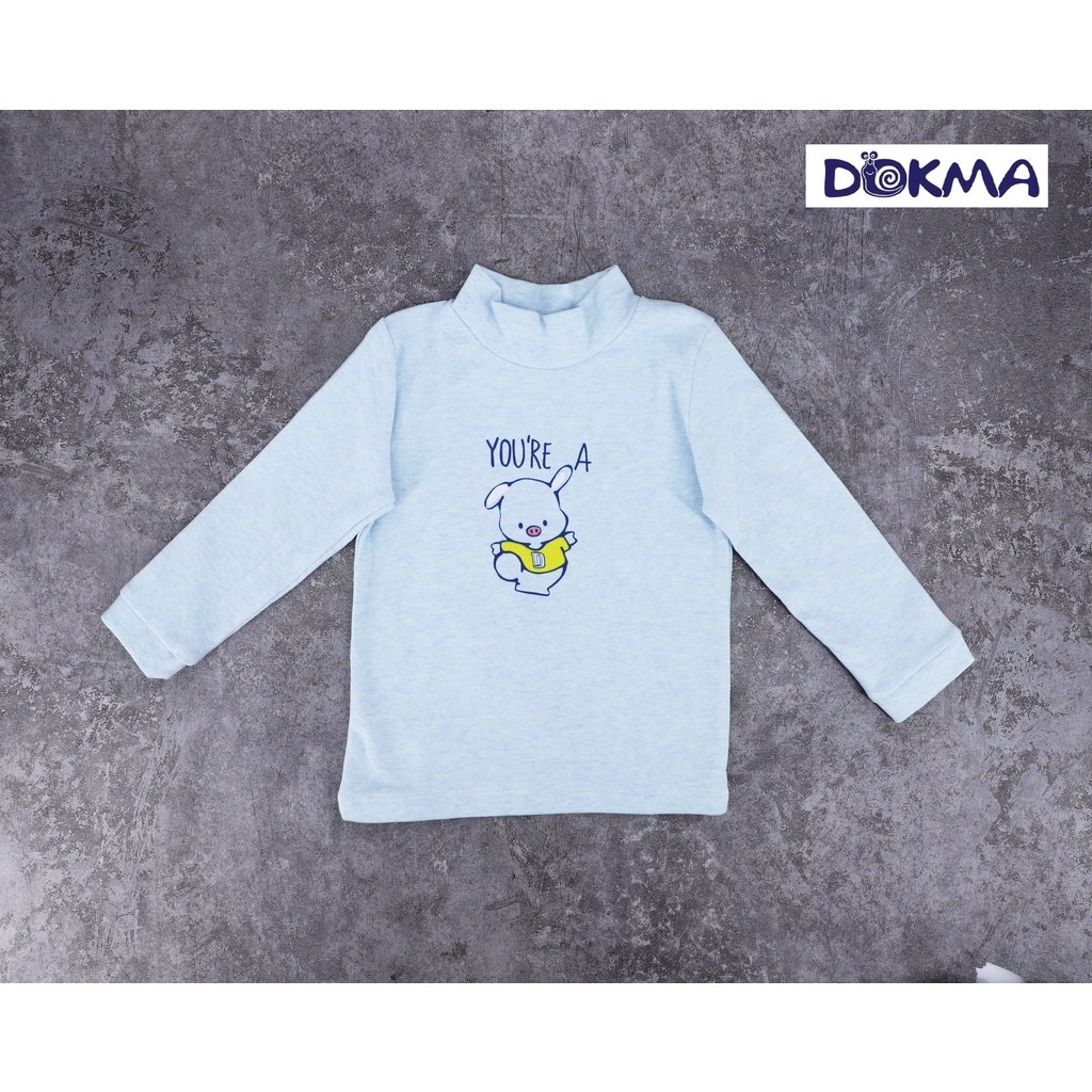 DA138 Áo sơ sinh cổ 4cm Dokma (9-36M)