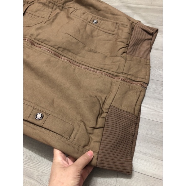 ÁO KHOÁC KAKI NAM 2 LỚP CÓ NÓN