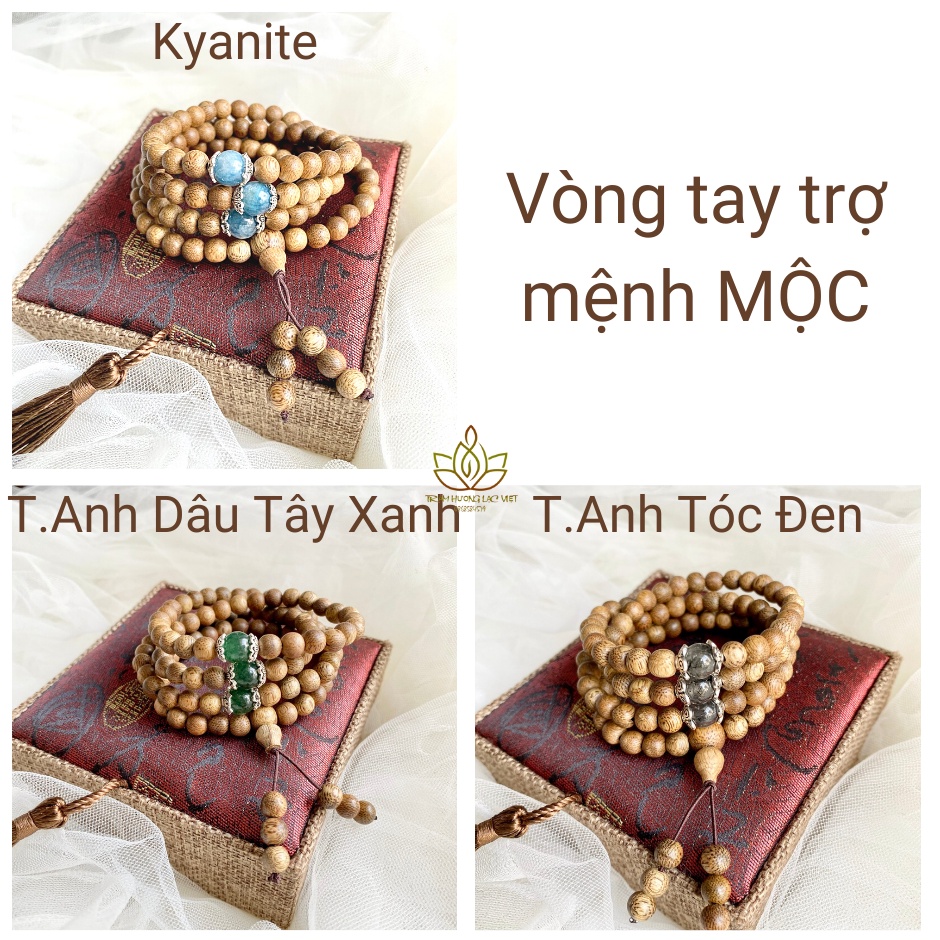 Vòng Tay Trầm Hương 108 Hạt 6mm Theo Mệnh - Theo Tuổi - Vòng Phong Thủy