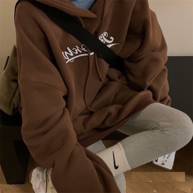 Áo Hoodie Brooklyn Tay Chuông PEONYB Unisex [FREESHIP]  Nỉ form rộng kiểu dáng bồng oversize vintage hàn quốc đẹp