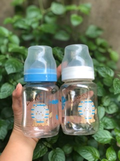 (Tặng thêm 1 núm) Bình sữa cổ rộng Dolphin 125ml