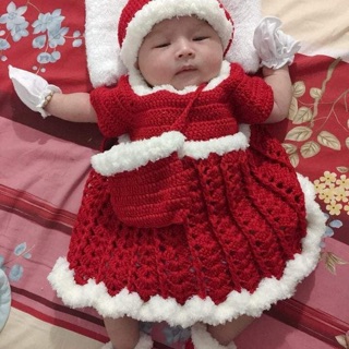 Set váy Noel bé gái 0-2 tuổi