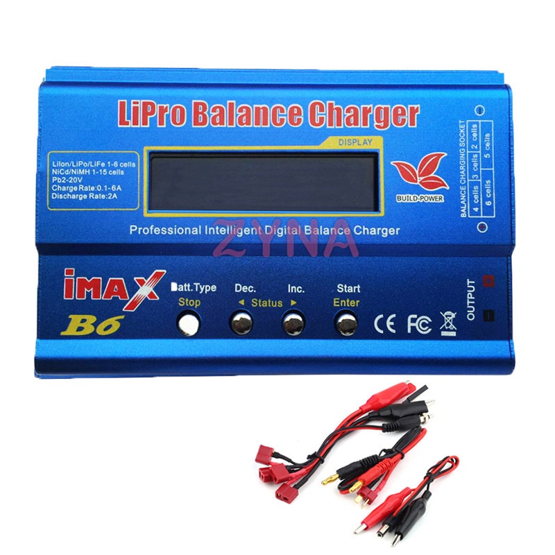 Bộ Sạc Cân Bằng IMAX B6 Cho Pin Lipo NiMh IMAX B6 Lipo NiMh Màn Hình LCD LCD