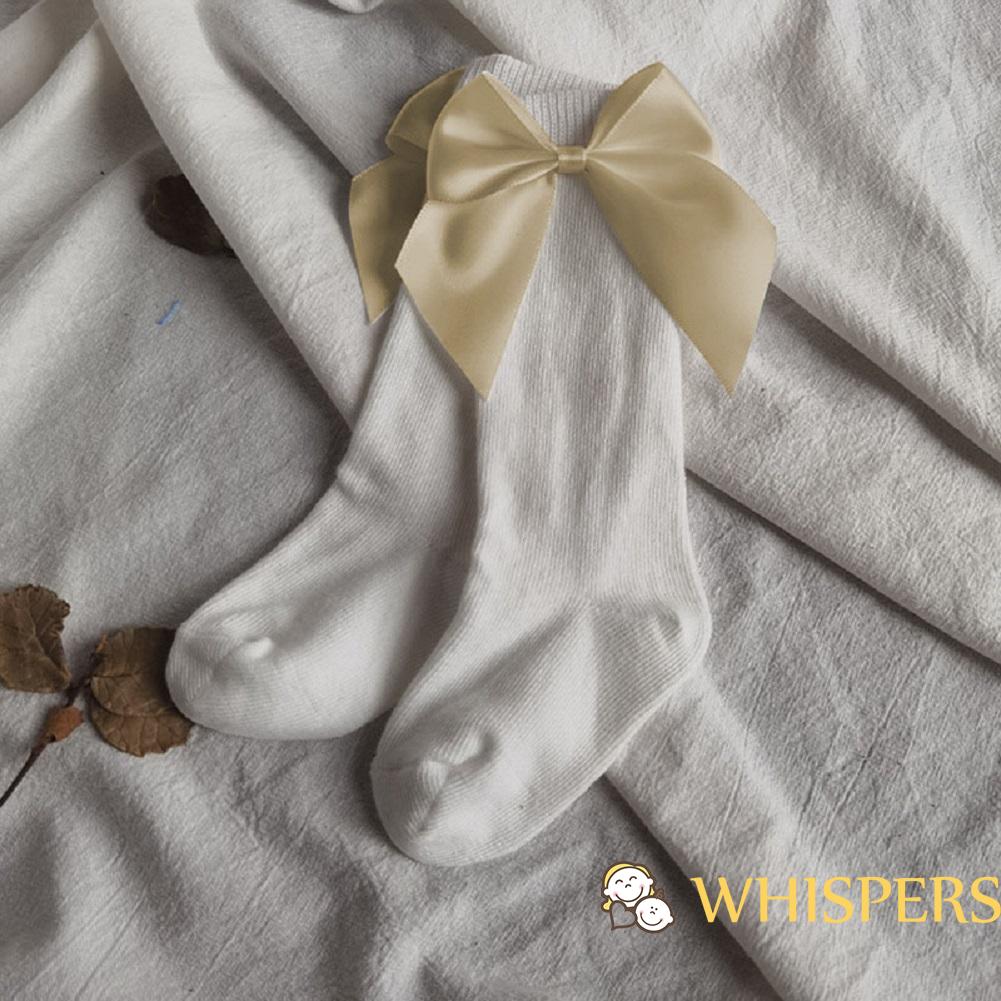 Tất cotton chống trượt màu trơn đáng yêu dành cho bé gái