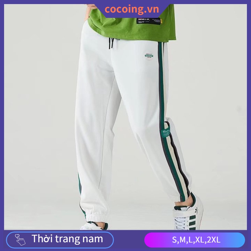 Quần Dài Thể Thao Nam Sọc Trắng Thời Trang