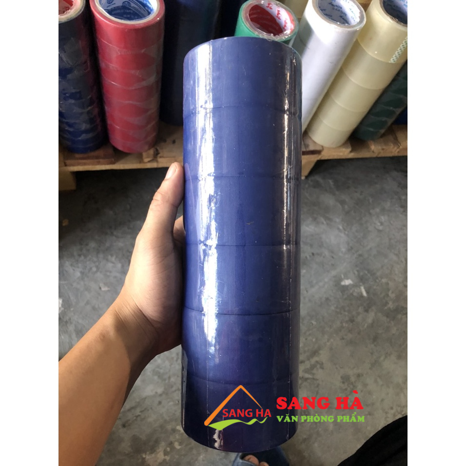 Băng keo simili xanh dương 2.5f, 3.5F, 5F giá sỉ tại TPHCM - Băng keo dán tài liệu màu xanh dương
